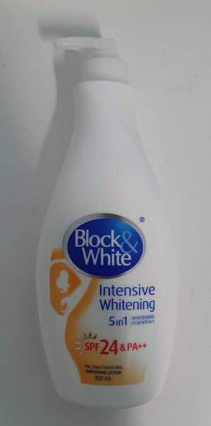 B&W Intensive Whitening Lotion 5in1 SPF24&PA++ 350ml