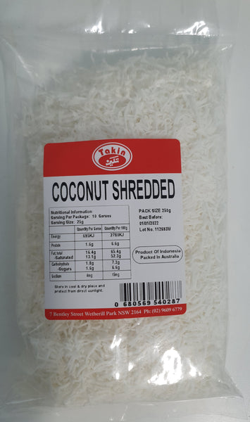Takin - Coconut Shredded 250g
