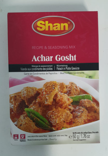 Shan - Achar Gosht Mix Recipe & Seasoning Mix 50g