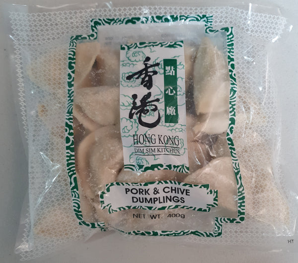 HK - Dim Sim Kitchen - Pork & Chive Dumplings 400g