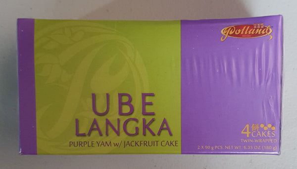 Polland - Ube Langka (Purple Yam with Jackfruit Cake) 4 Cakes 180g