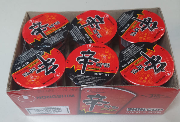 Nongshim - Shin Cup Noodles 68g x6