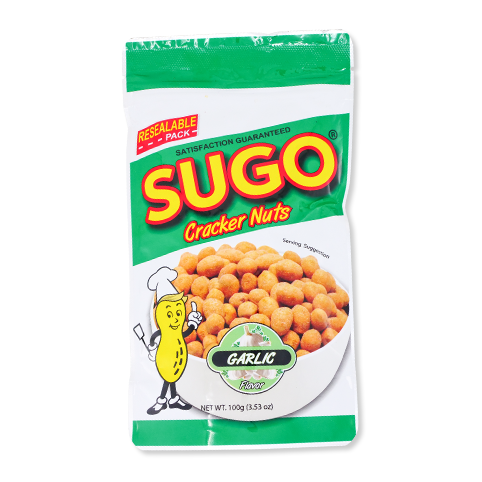 Sugo - Cracker Nuts Garlic Flavour 100g