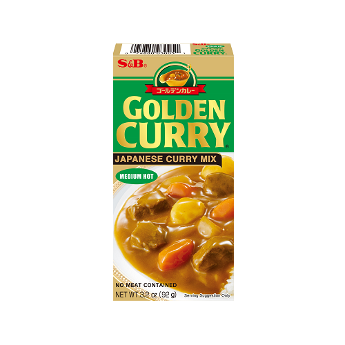S&B Golden Curry Mix Medium Hot 92g