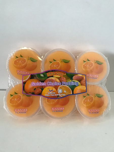 GC Orange Pudding 6x110g - Golden Choice