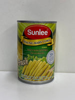 Sunlee Young Baby Corn 410g