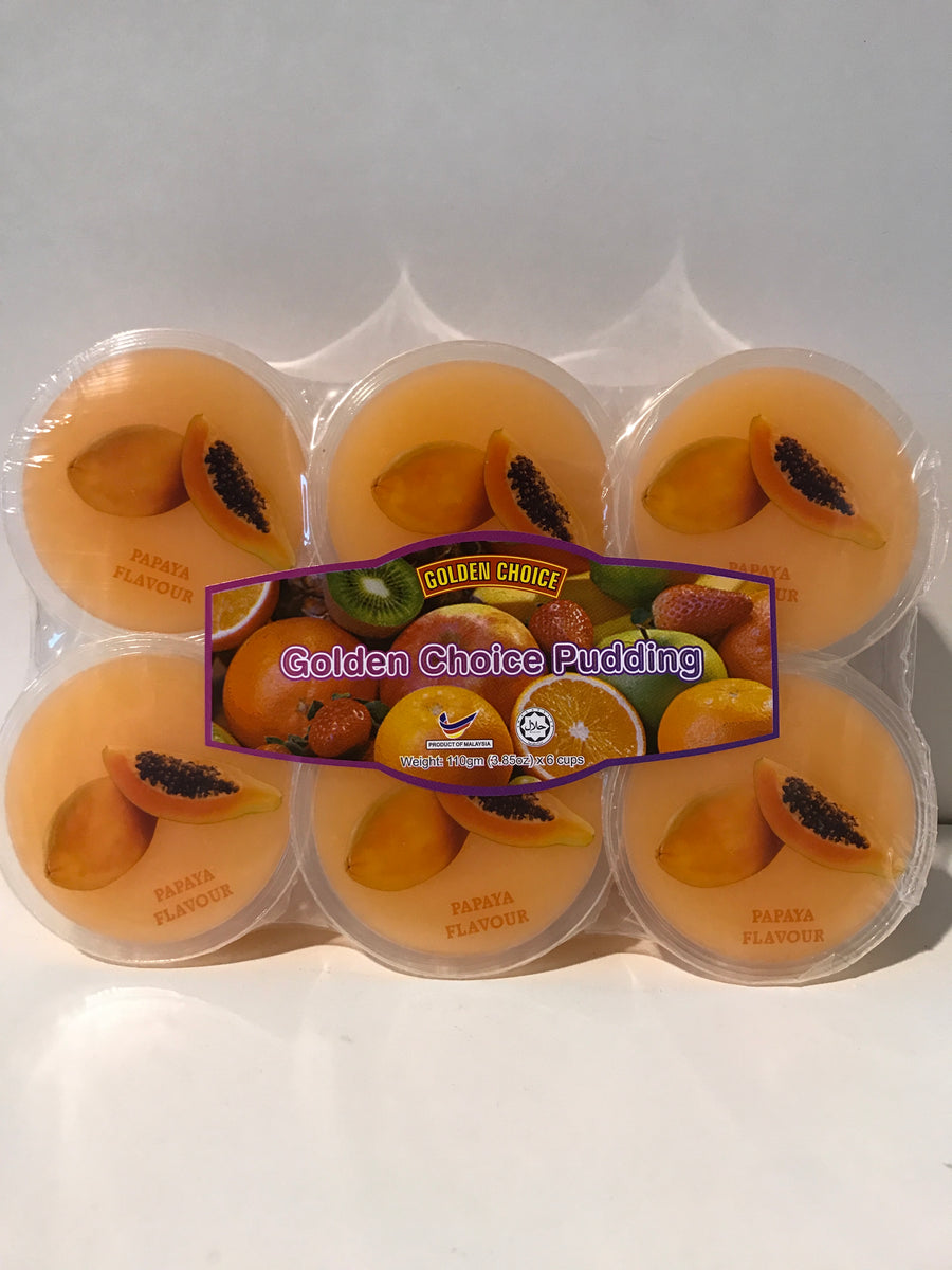 GC Papaya Pudding 6x110g - Golden Choice – Fresh Food Market - Rooty Hill