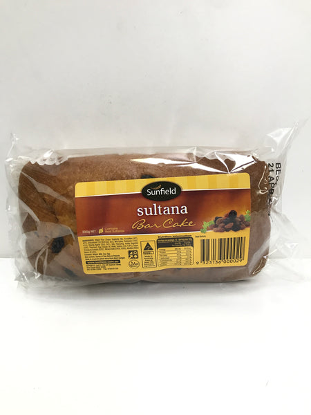 Sunfield Sultana Bar Cake 550g