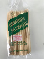 Bamboo Skewers 6" (100pcs)