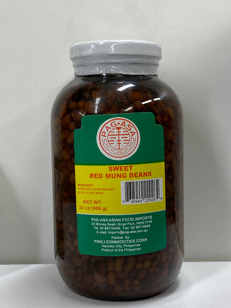 Pagasa Sweet Red Mung Bean 906g