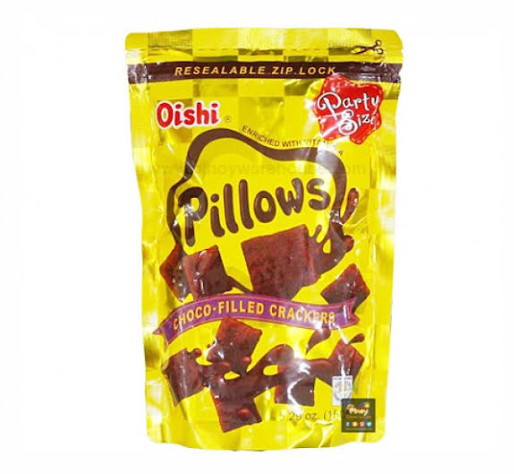 Oishi Pillows Choc 150g