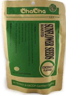 ChaCha Roasted Sunflower Seeds Coconut Flavour 228g