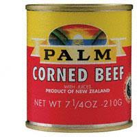 Palm Corned Beef 210g