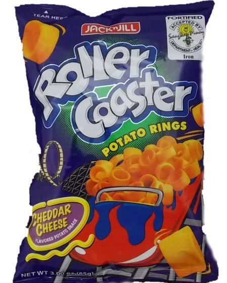 JNJ Roller Coaster Cheddar Cheese Potato Rings 85g, Jack and Jill, Jack&Jill, J&J, JacknJill