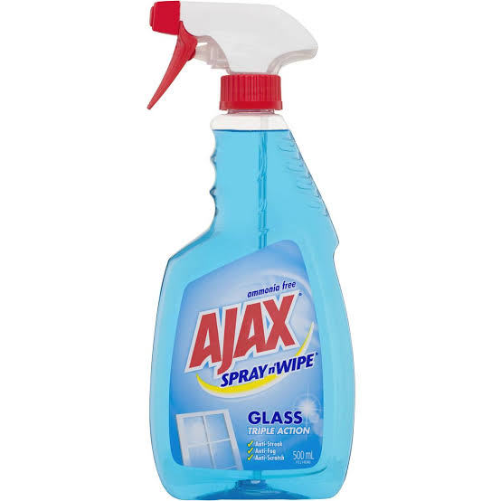 AJAX Spray n Wipe Glass Triple Action 500ml