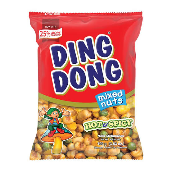 Ding Dong Hot & Spicy Mixed Nuts 100g - DingDong