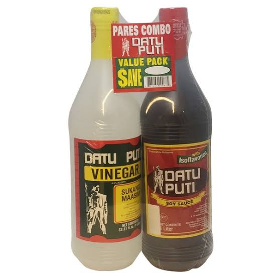 Datu Puti Value Pack - Vinegar 1L + Soy Sauce 1L
