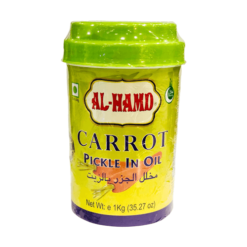 Carrot Pickle in Oil 1kg - Al-Hamd Brand